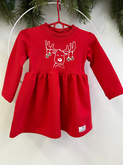 Red dress with Raindeer