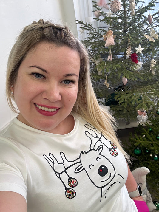 T shirt with Raindeer