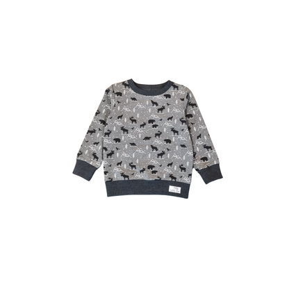 Sweater with winter animals