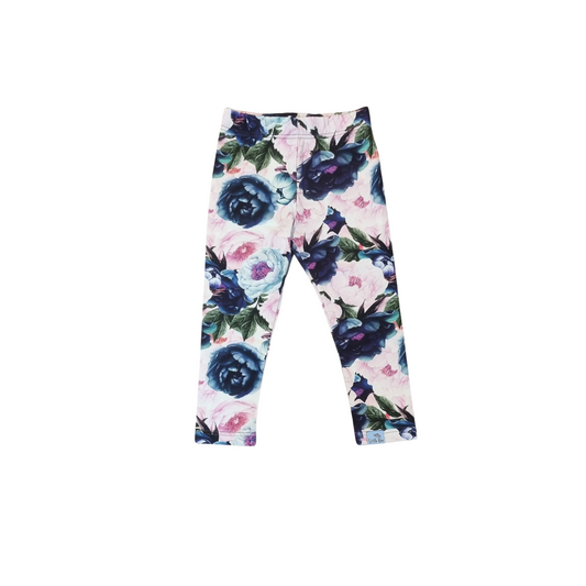 Leggings blue flowers