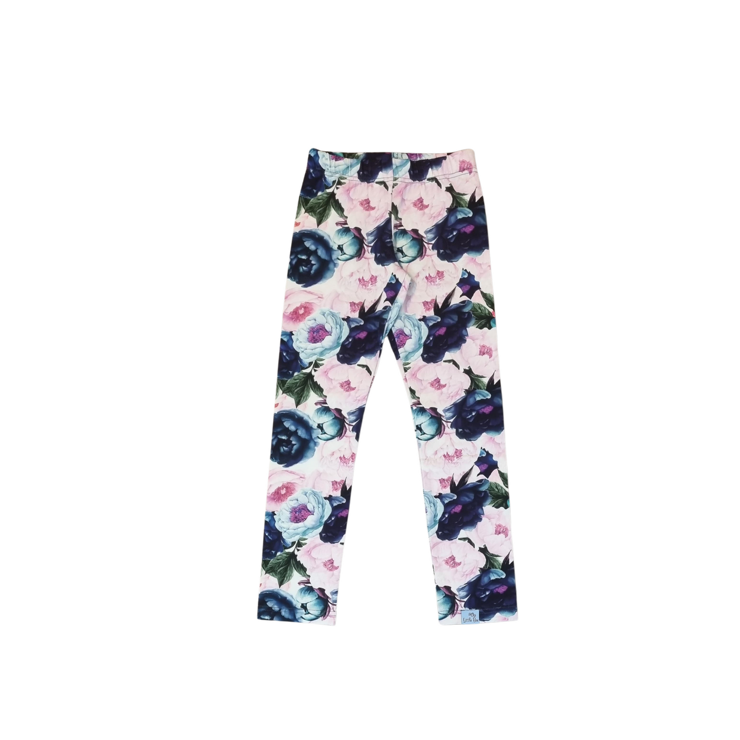 Leggings blue flowers